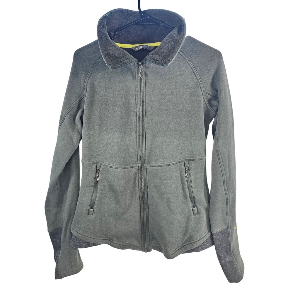 The North Face‎ Women's Green Fleece Full Zip Jacket Sz S